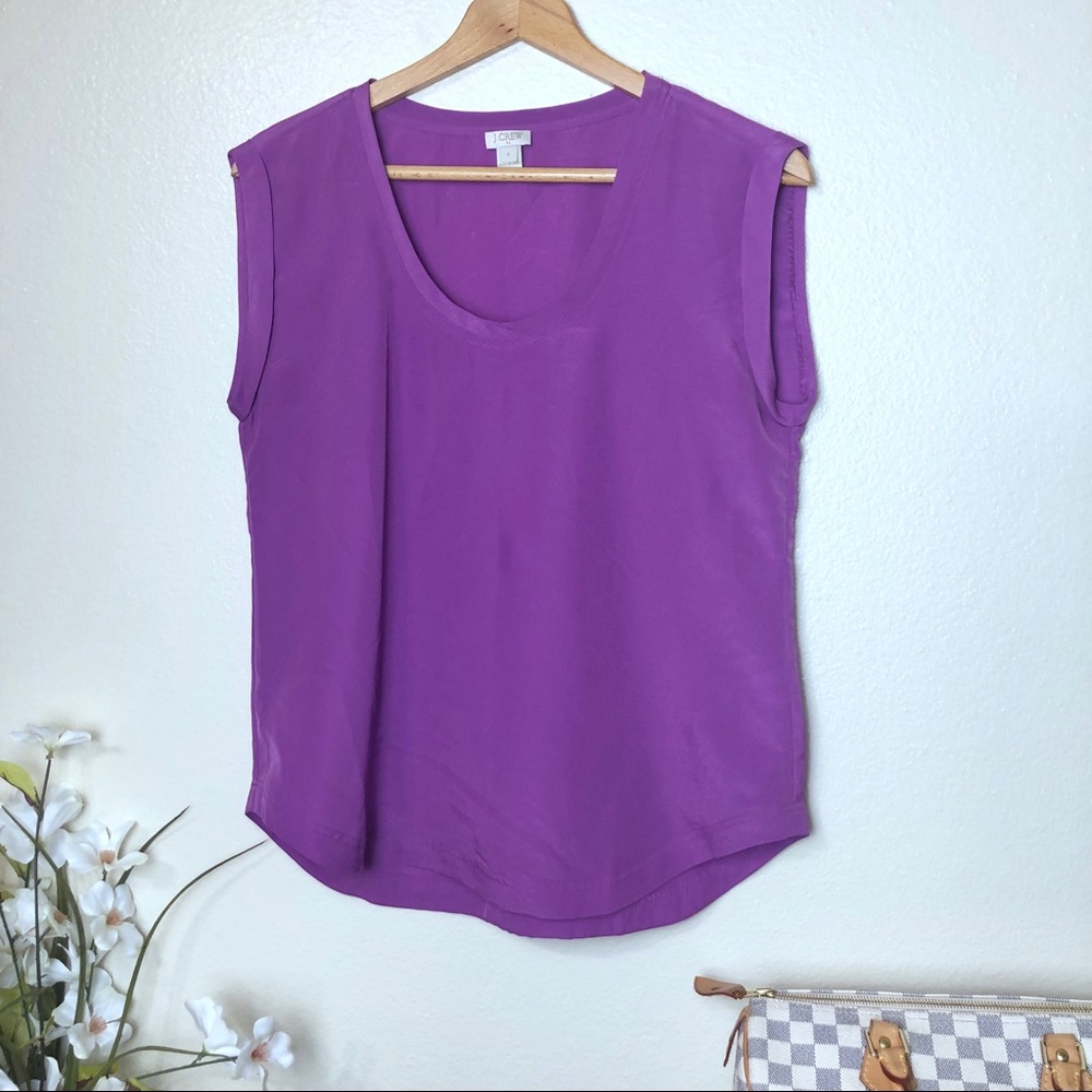 ⭕️Sold⭕️J. Crew Factory Rolled Sleeve Top Size S